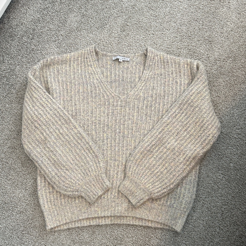 All Saints V-Neck Sweater - Gray